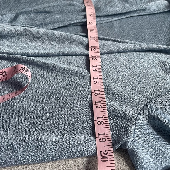 Micheal Micheal Kors Blue Open Water Fall Cardigan Top Size Medium - Picture 9 of 13